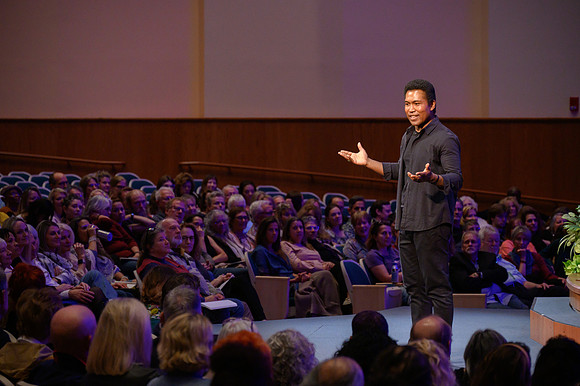 Kute Blackson speaking event