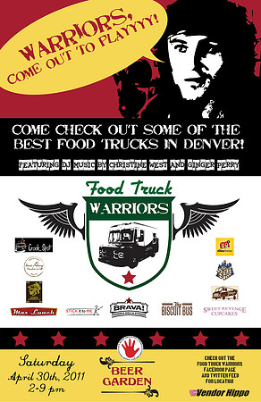 Poster design for a food truck event